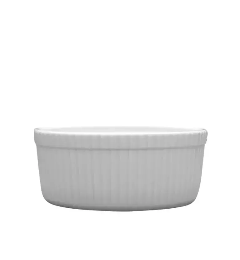 LUBIANA AMERYKA 60 x Czarka / salaterka z relifem ø 11,5 cm / porcelana