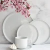 LUBIANA ANKARA | Serwis obiadowo - kawowy 36 el dla 6 osób | biała porcelana