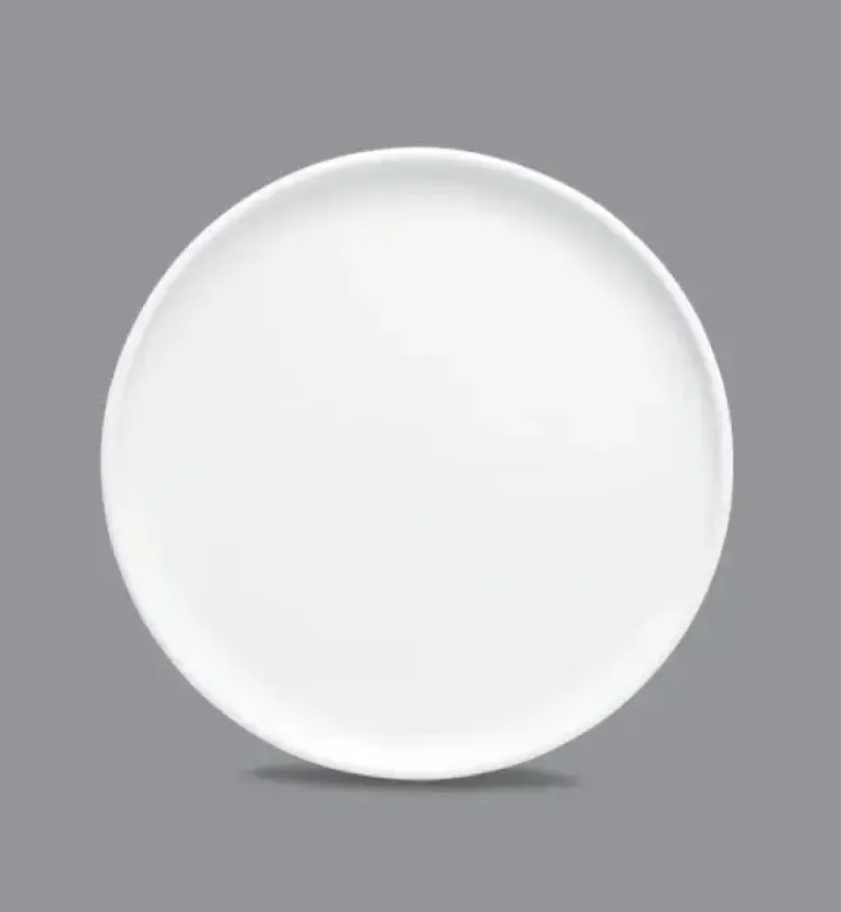 LUBIANA ANKARA | Talerz deserowy 20 cm x 12 sztuk | biała porcelana luz
