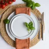 LUBIANA ANKARA | Talerz deserowy 20 cm | biała porcelana luz