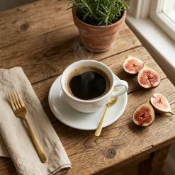 LUBIANA BISTRO / NANA 6x Filiżanka 400 ml + spodek 17 cm / porcelana