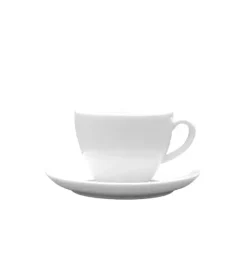 LUBIANA BISTRO / NANA 6x Filiżanka 200 ml + spodek 14,5 cm / porcelana
