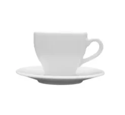 LUBIANA BISTRO / NANA 6x Filiżanka 100 ml + spodek 12 cm / porcelana