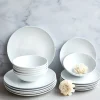 LUBIANA BOSS BIAŁY Serwis obiadowy 80 el / 24 osoby | porcelana
