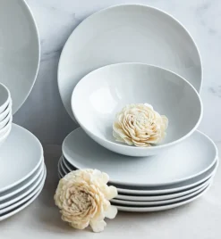 LUBIANA BOSS BIAŁY Serwis obiadowy 80 el / 24 osoby | porcelana