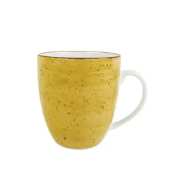 LUBIANA BOSS 6630J Kubek 380 ml / 12 os / 12 el / żółty / porcelana ręcznie malowana