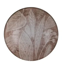LUBIANA BOSS KERAJET DIGITAL PRINTING | 9075B KJ LIŚCIE | Salaterka 17,5 cm | brązowa
