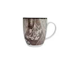 LUBIANA BOSS KERAJET DIGITAL PRINTING | 9075B KJ LIŚCIE | 6x Kubek 380 ml | brązowy