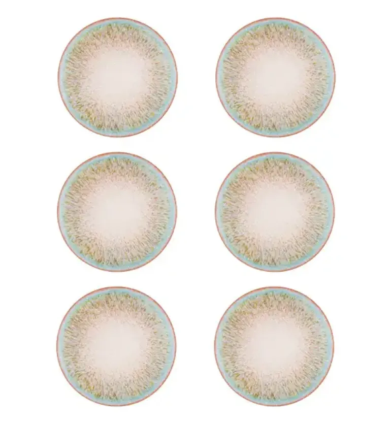 LUBIANA BOSS KERAJET | 097 KJ OXIDO TURQUES | 6x Talerz deserowy 20,5 cm | 9017