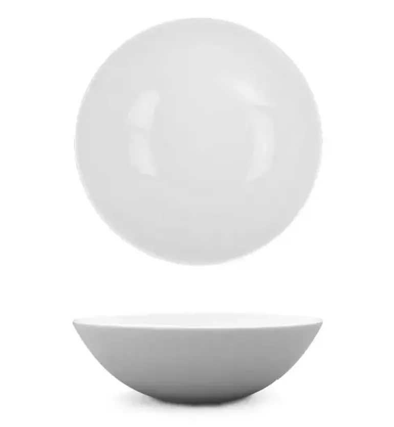 LUBIANA BOSS Komplet talerz głęboki 18 cm 6 os / 6 el / biały