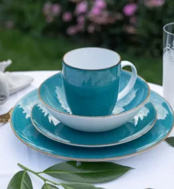 LUBIANA BOSS 6630L Kubek 380 ml / morski / porcelana ręcznie malowana