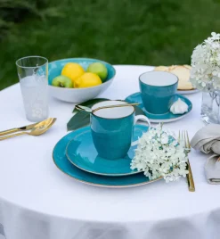 LUBIANA BOSS 6630L Kubek 380 ml 6 os / 6 el / morski / porcelana ręcznie malowana