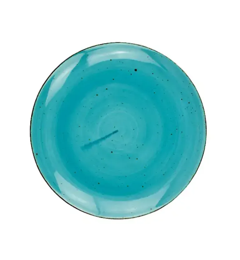 LUBIANA BOSS 6630L Talerz deserowy 20,5 cm / morski / porcelana ręcznie malowana
