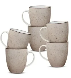 LUBIANA BOSS 6630T Kubek 380 ml 6 os / 6 el / brązowy / porcelana ręcznie malowana