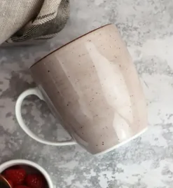 LUBIANA BOSS 6630T Kubek 380 ml 6 os / 6 el / brązowy / porcelana ręcznie malowana