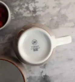 LUBIANA BOSS 6630T Kubek 380 ml 12 os / 12 el / brązowy / porcelana ręcznie malowana