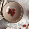 LUBIANA BOSS 6630T Serwis obiadowy 52 el / 12 osób / brązowy / porcelana ręcznie malowana