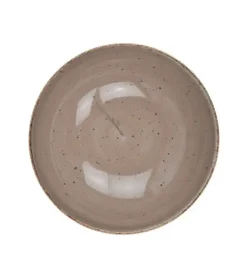 LUBIANA BOSS 6630T Talerz głęboki 18 cm / brązowy / porcelana ręcznie malowana