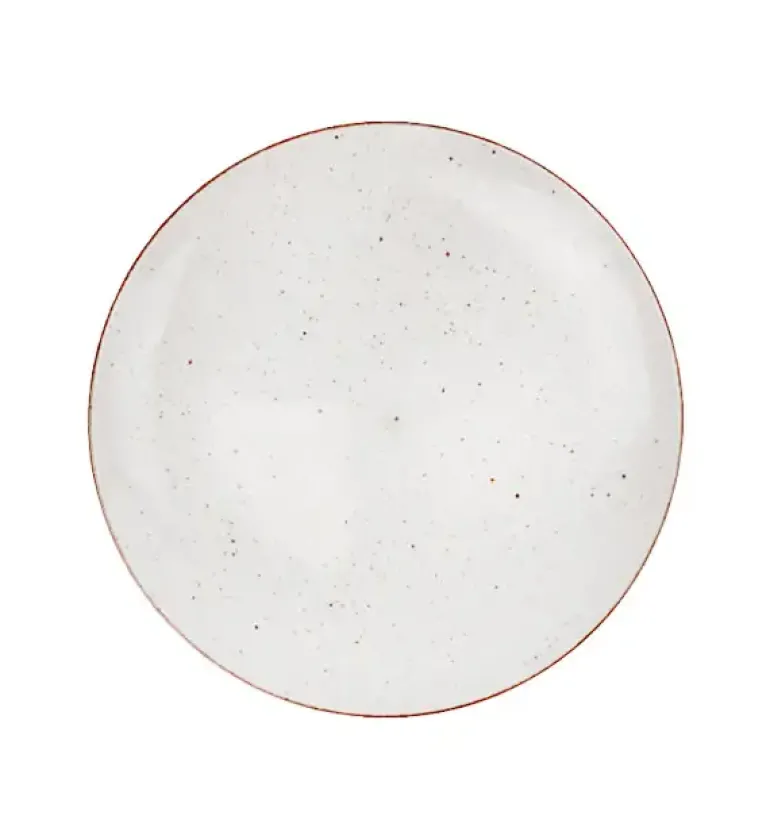LUBIANA BOSS 6630U Talerz deserowy 20,5 cm / budyniowy / porcelana ręcznie malowana