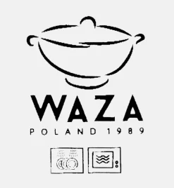 LUBIANA BOSS "WAZA WA-150 CZARNY RANT" Serwis obiadowy 24 elementy dla 6 osób