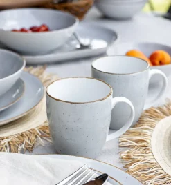 LUBIANA BOSS 6630Z Kubek 380 ml / szary / porcelana ręcznie malowana