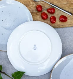 LUBIANA BOSS 6630Z Serwis obiadowy 36 el / 12 osób / szary / porcelana ręcznie malowana