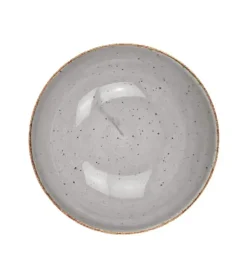 LUBIANA BOSS 6630Z Talerz głęboki 18 cm / szary / porcelana ręcznie malowana
