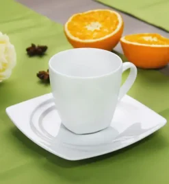 LUBIANA CELEBRATION Filiżanka 200 ml + spodek 14,5 cm / 2 el / porcelana