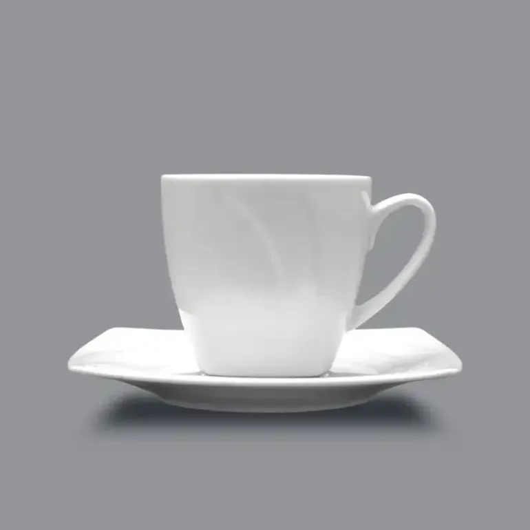 LUBIANA CELEBRATION Filiżanka do espresso 90 ml + spodek 12 cm / 2 el / porcelana