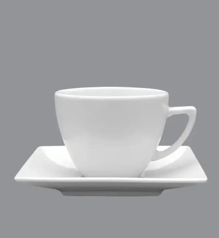 LUBIANA CLASSIC Komplet 6 Filiżanek 280 ml + spodki 15 cm / 12 el / 6 os