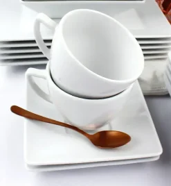 LUBIANA CLASSIC 120 x Filiżanka 280 ml + spodek 15 cm / porcelana