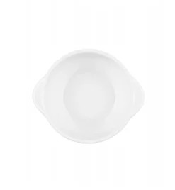 LUBIANA CORONA 0612 Bulionówka 300 ml + spodek 14,5 cm | biała porcelana