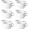 LUBIANA CORONA 0601 Filiżanka niska 200 ml bez spodka x 12 sztuk | porcelana