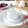 LUBIANA CORONA 0601 Filiżanka niska 200 ml bez spodka x 6 sztuk | porcelana