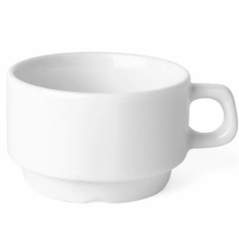 LUBIANA CORONA 0601 Filiżanka niska 200 ml bez spodka x 6 sztuk | porcelana