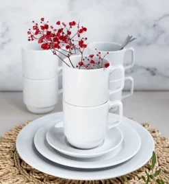 LUBIANA CORONA 0213 Kubek 280 ml | biała porcelana