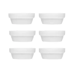 LUBIANA CORONA 0478 Miska/salaterka 14 cm x 6 sztuk | biała porcelana