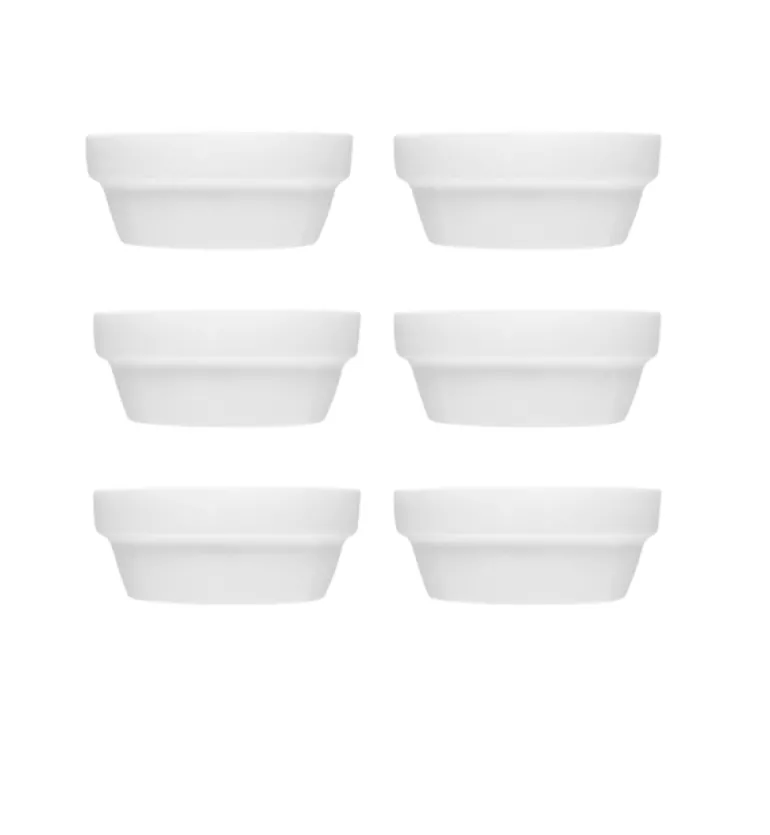 LUBIANA CORONA 0478 Miska/salaterka 14 cm x 6 sztuk | biała porcelana