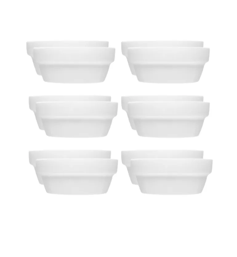 LUBIANA CORONA 0478 Miska/salaterka 14 cm x 12 sztuk | biała porcelana