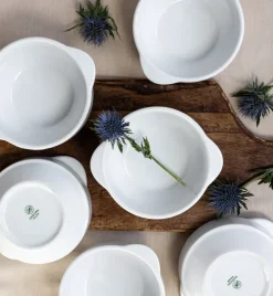 LUBIANA CORONA Serwis obiadowo - kawowy 126 el dla 18 osób | biała porcelana