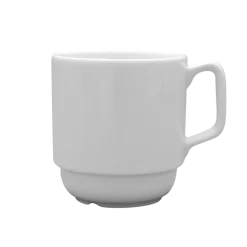 LUBIANA CORONA Serwis obiadowo - kawowy 126 el dla 18 osób | biała porcelana
