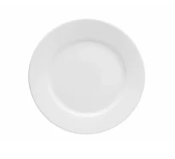 LUBIANA CORONA Serwis obiadowo - kawowy 126 el dla 18 osób | biała porcelana