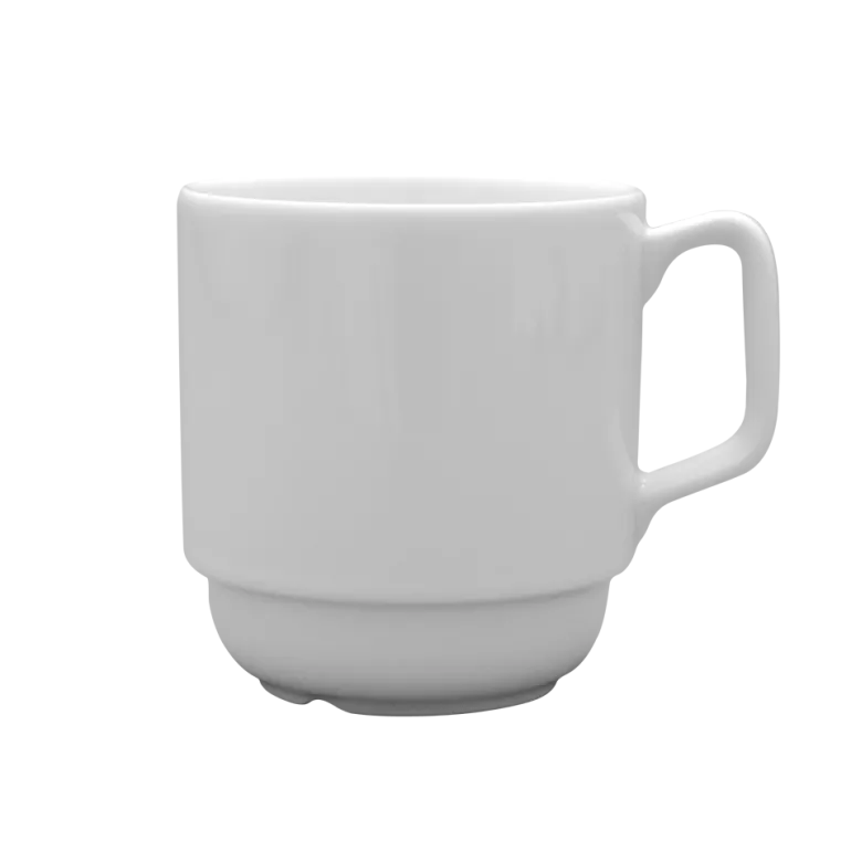 LUBIANA CORONA Serwis obiadowo - kawowy 144 el dla 24 osób | biała porcelana