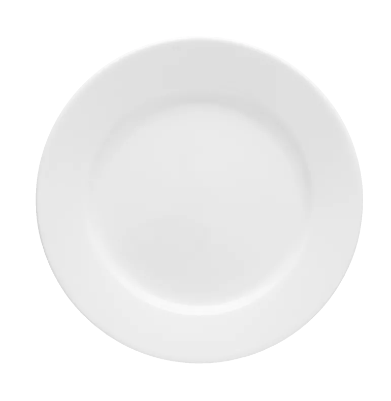 LUBIANA CORONA Serwis obiadowy 24 el dla 6 osób | biała porcelana