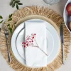 LUBIANA CORONA 0611 Talerz deserowy 20 cm x 6 sztuk | biała porcelana
