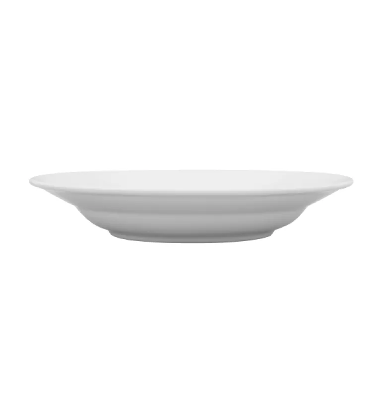 LUBIANA CORONA 0612 Talerz głęboki 22,5 cm x 12 sztuk | biała porcelana