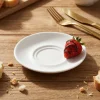 LUBIANA CORONA 0671 60x Spodek 14,5 cm pod filiżankę/bulionówkę | biała porcelana