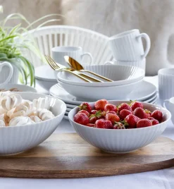 LUBIANA DAISY Salaterka 13 cm | biała porcelana | luz