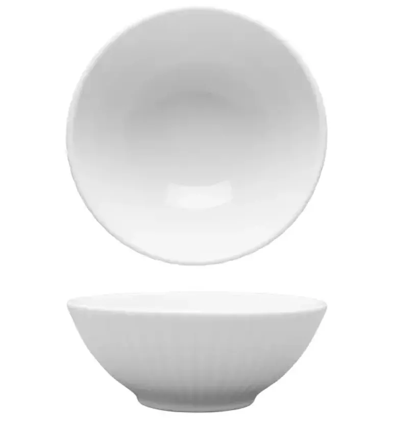 LUBIANA DAISY Salaterka 13 cm | biała porcelana | luz x 12 sztuk