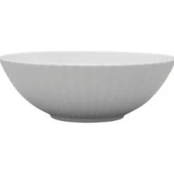 LUBIANA DAISY Salaterka 26 cm | biała porcelana | luz